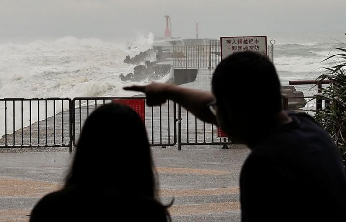 Taiwán cierra sus puertas antes del tifón Krathon, que se espera que traiga lluvias torrenciales