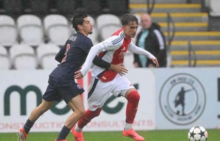 El PSG vuelve a perder en la Youth League, ante el Arsenal