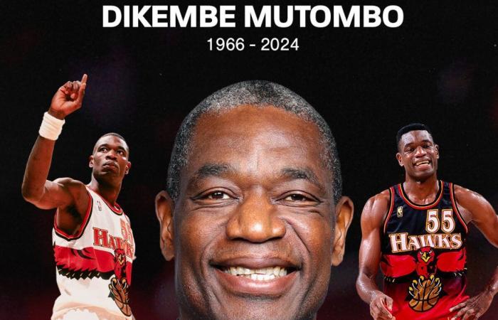 Se fue Dikembe Mutombo (1966-2024), un gran defensor de las canastas