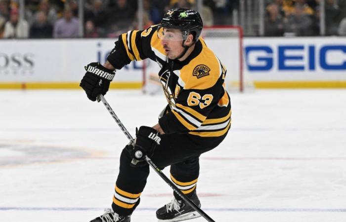 Brad Marchand debutará vs. Folletos