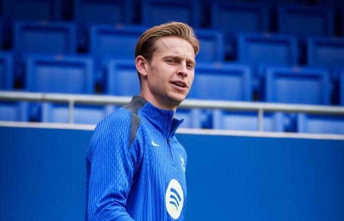 Frenkie de Jong con luz verde médica en el grupo para la recepción del Young Boys