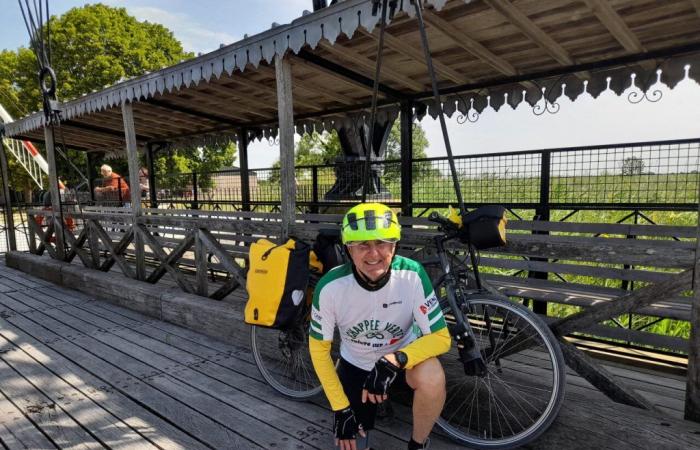 ¡Este jubilado recorrió 1.400 km en bicicleta desde Vendée para llegar a su lugar de nacimiento!