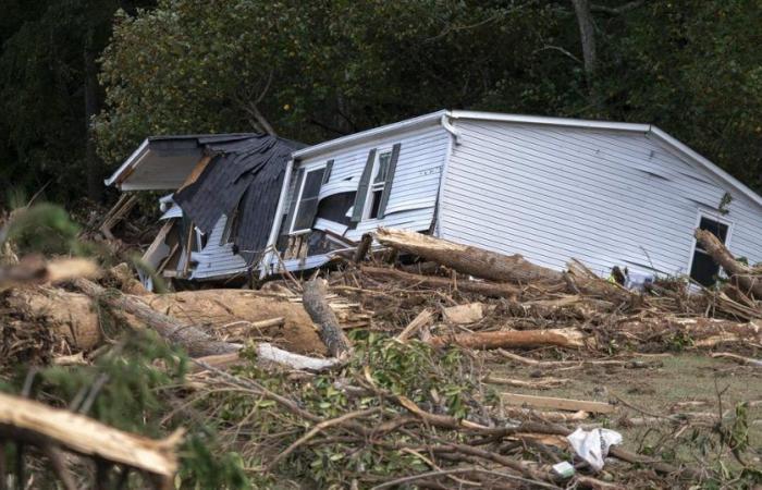 los impresionantes daños causados ​​por el huracán Hélène