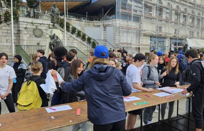 Saint-Gaudens. Estudiantes se reunieron para un día de reuniones