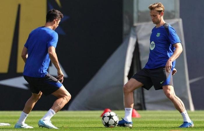 FCBarcelona. Tras cinco meses de ausencia, Frenkie de Jong regresa para la Champions.