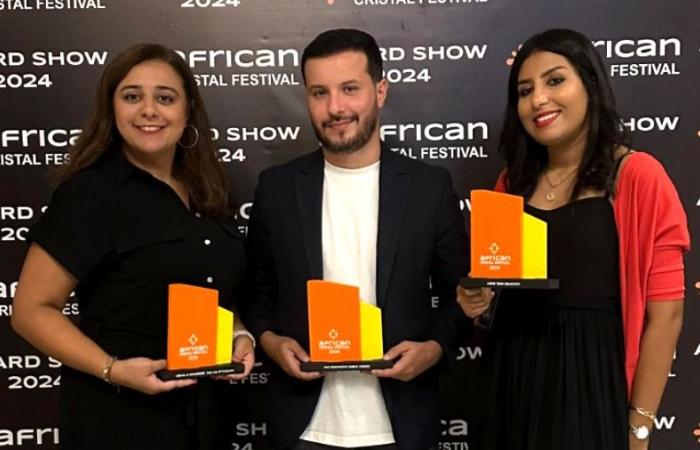 Inwi triple premiado en el African Cristal Festival