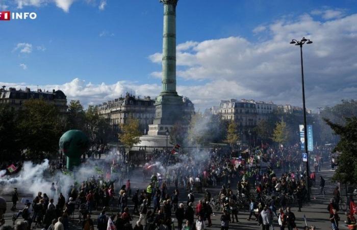 170.000 manifestantes según la CGT, 95.000 según Interior