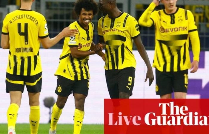 Dortmund 7-1 Celtic, Slovan Bratislava 0-4 Manchester City: Liga de Campeones – como sucedió