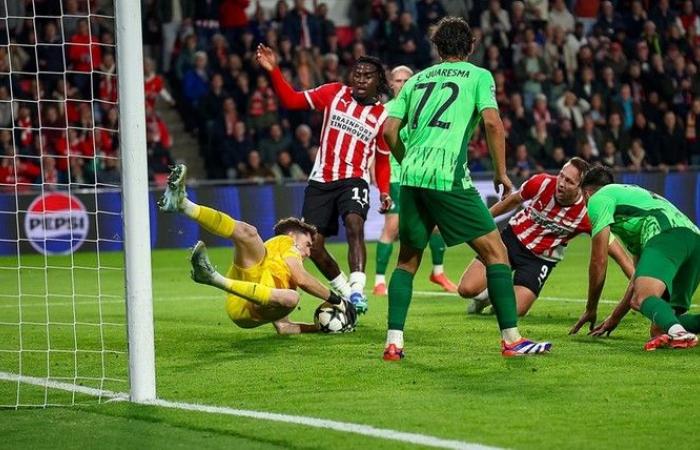 El PSV supremo recibe un duro golpe ante el Sporting en la fase final tras muchas oportunidades perdidas