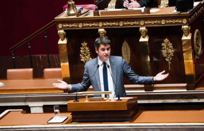 “Ningún apoyo puede darse por sentado”, advirtió Gabriel Attal durante su discurso en la Asamblea Nacional