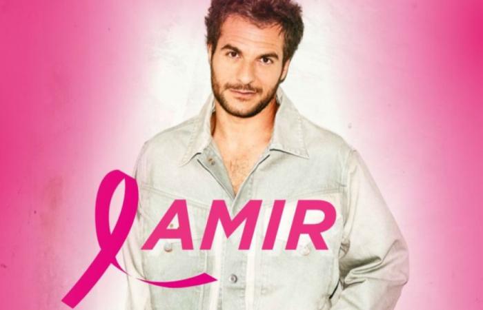 Amir, orgulloso embajador, dio voz al lanzamiento de Octubre Rosa