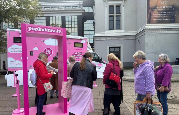 Una furgoneta gratuita para la detección del cáncer de mama recorre Letonia / Artículo