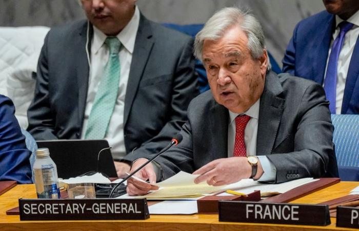 Israel declara Persona Non Grata al Secretario General de la ONU