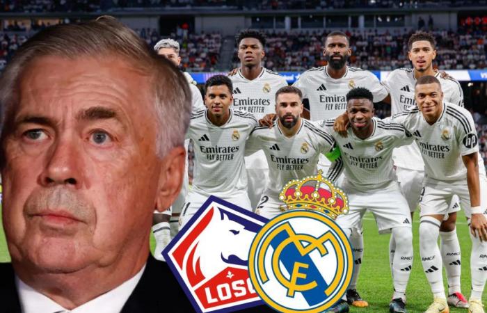 Ancelotti sorprende con su alineación en Lille, con Endrick de titular y sin Güler