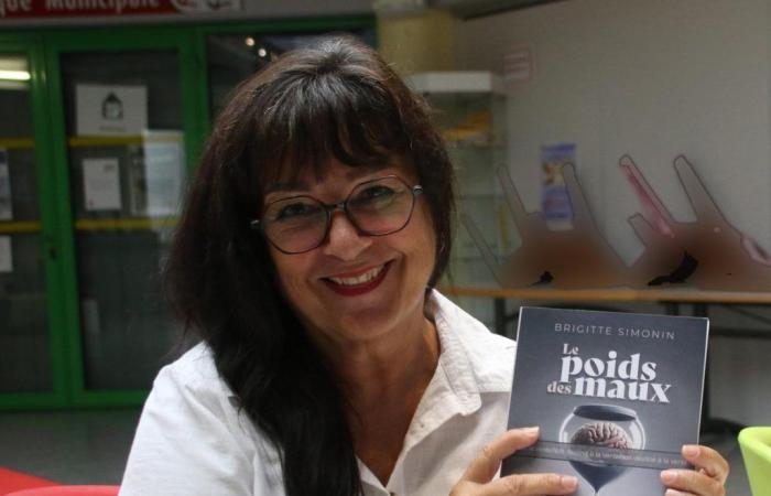 Brigitte Simonin, entrega su “El peso del mal”, el shock de su imagen