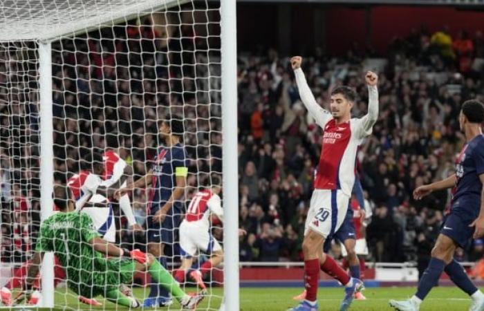 Arsenal vence al PSG, Inter de Milán y gana el Barcelona