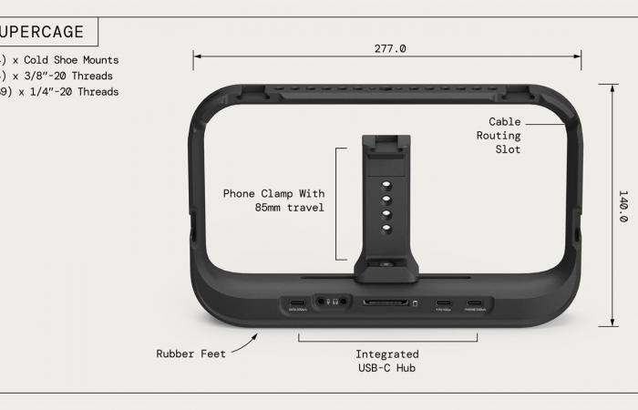 ¿Una jaula/concentrador USB-C para revolucionar la captura de vídeo de teléfonos inteligentes?