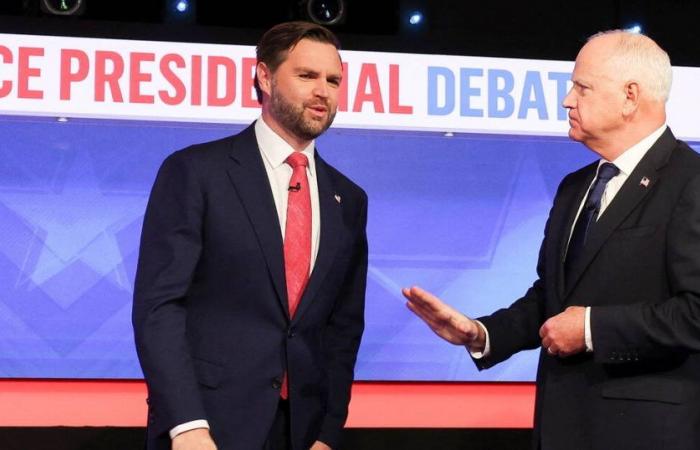 Tim Walz y JD Vance discuten cordialmente en el debate de los candidatos a la vicepresidencia – Libération