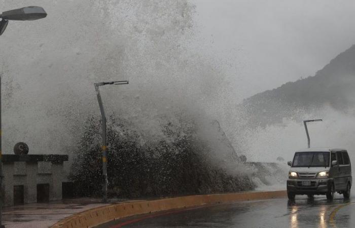 El tifón que se dirige hacia Taiwán deja decenas de heridos y miles de evacuados