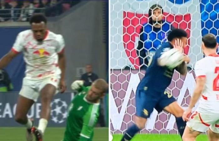 El penalti de Douglas Luiz y la expulsión de Di Gregorio: los episodios dudosos del Leipzig-Juventus. Qué pasó