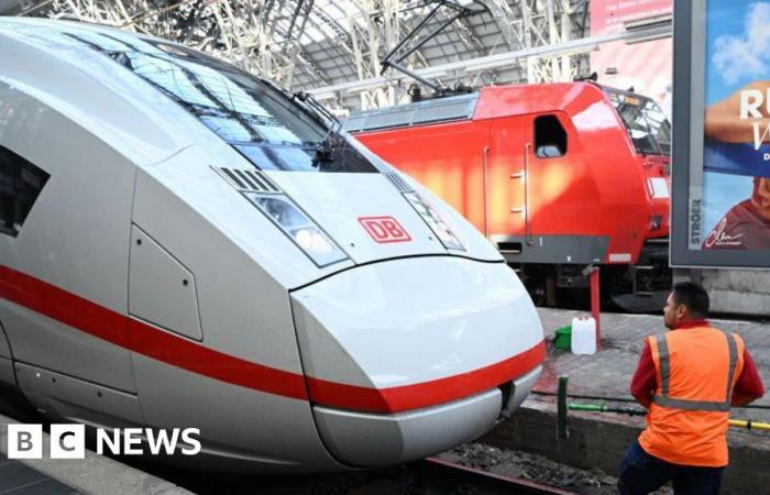 Susto por el virus en la estación de Hamburgo en el tren de alta velocidad