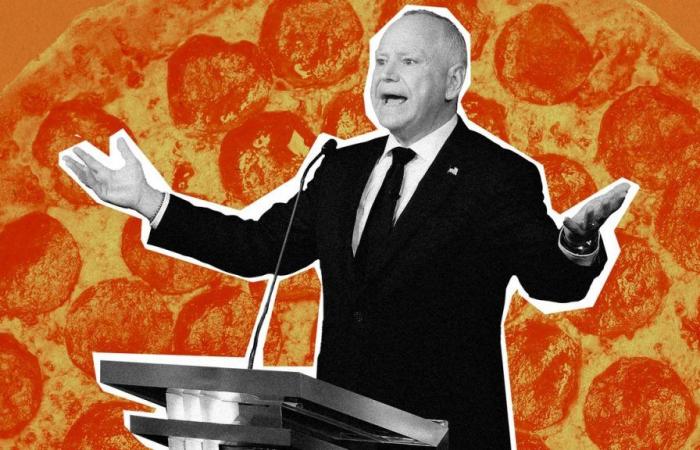 Tim Walz se detuvo en esta pizzería de Nueva York ‘bastante buena y bastante popular’ después del debate sobre vicepresidentes