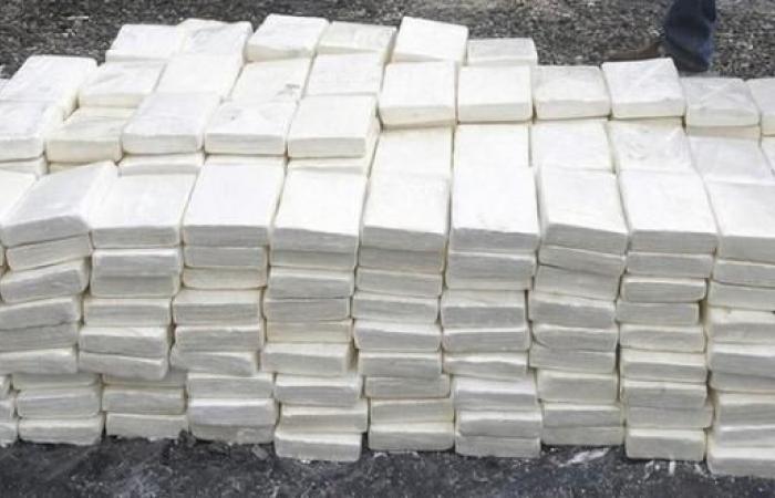 Fracaso de un intento de tráfico internacional de drogas duras e incautación de más de 37 kg de cocaína (fuente de seguridad)