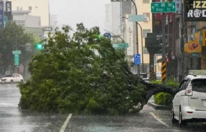 ¡El tifón Krathon deja imágenes devastadoras en el sur de Taiwán!