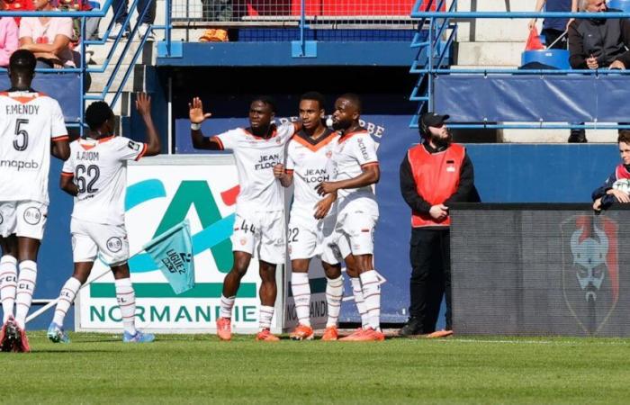 Lorient golpea fuerte en Caen, Guingamp barrido por Clermont… ¡Los resultados de la tarde en L2!