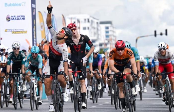 Ciclismo. Tour de Langkawi – Matteo Malucelli, séptima etapa, el equipo Tudor frustrado