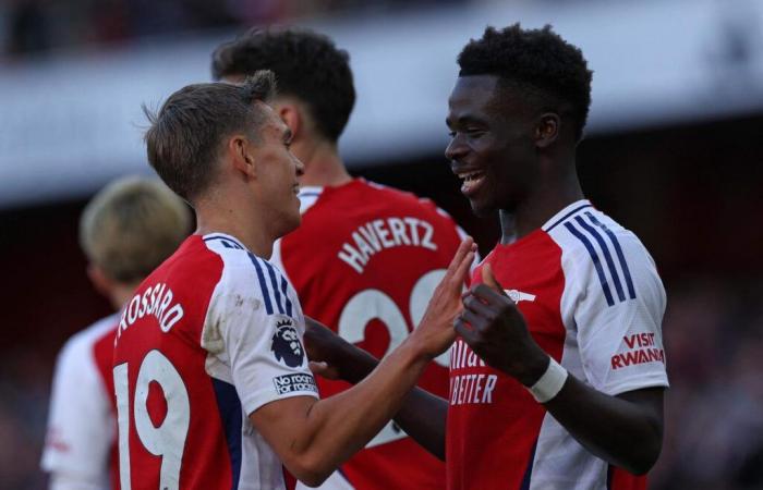 Arsenal y Manchester City siguen el ritmo del Liverpool, Brentford todavía disfruta