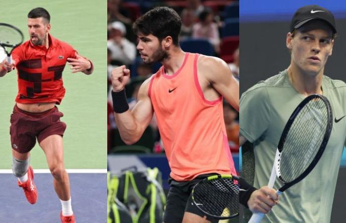 Tenis. ATP – Shanghai – Novak Djokovic imita a Alcaraz y Sinner, Zverev por venir