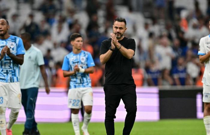 La alineación del OM ante el Angers: las fuertes opciones de De Zerbi