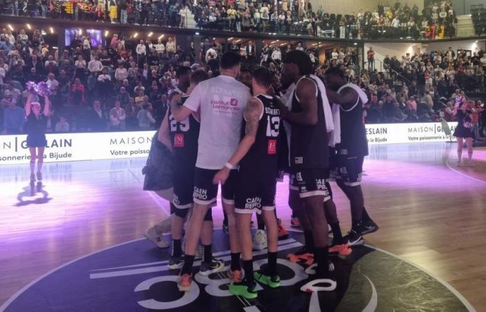 El Caen Basket Calvados continúa su impecable actuación en casa dominando al Aix-Maurienne por 77-72