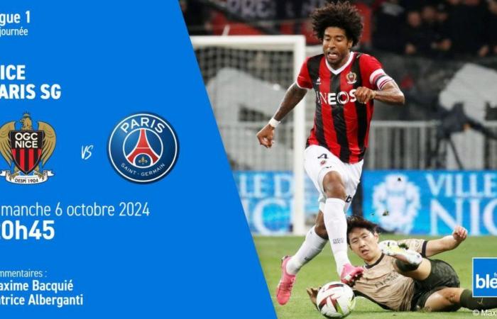 Vive el partido OGC Nice – PSG íntegramente en France Bleu Azur