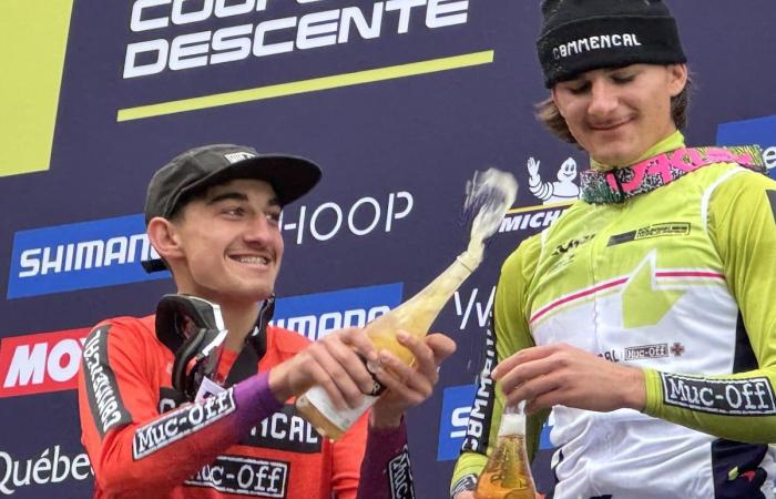 Troy Brosnan gana bajo la lluvia en Mont-Sainte-Anne