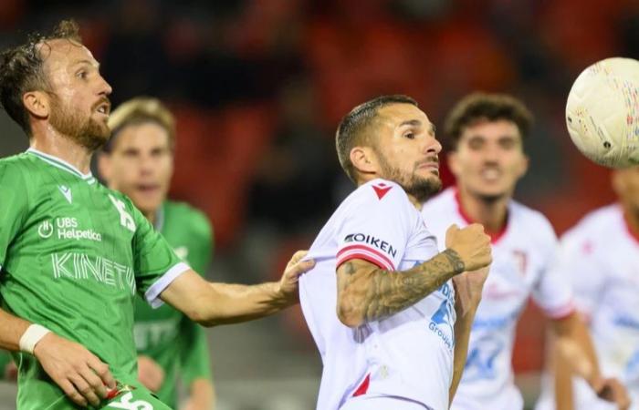 El FC Sion se perdió la victoria ante el Yverdon por 1-1 en el tourbillon