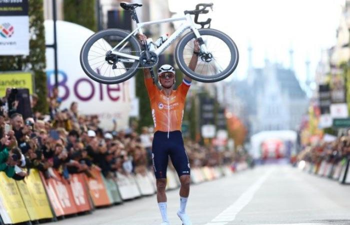 El fuerte Mathieu van der Poel es el nuevo campeón mundial de arcilla, Florian Vermeersch y Quinten Hermans se llevan la plata y el bronce