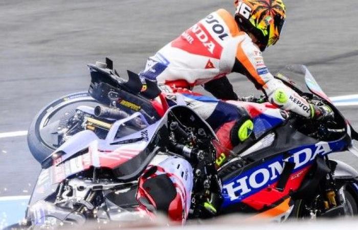 Sancionado, Alex Márquez (Ducati / Ab) llora injusticia