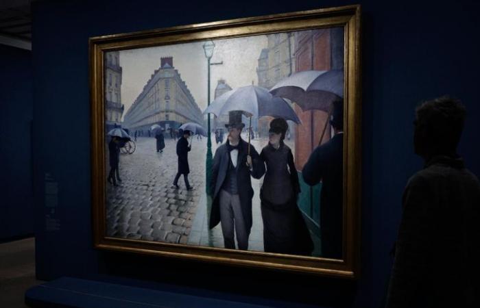 En el Museo de Orsay, hombres vivos pintados sin vergüenza por Gustave Caillebotte