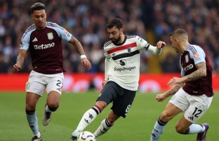 Aston Villa y Manchester United se separan sin gol, Chelsea dominado por Nottingham