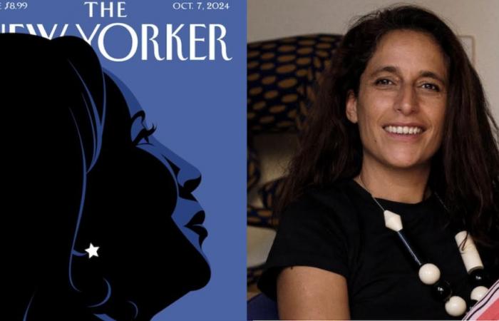 Malika Favre, la artista que dibujó a Kamala Harris para el New Yorker