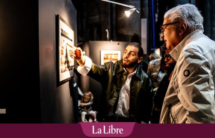 El príncipe Laurent visitó la exposición de nuestro fotógrafo Ennio Cameriere en la colegiata de Huy (fotos)