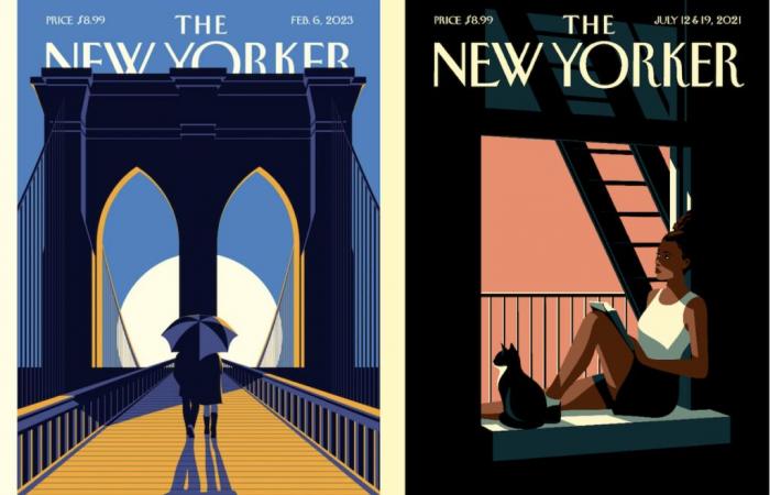 Malika Favre, la artista que dibujó a Kamala Harris para el New Yorker