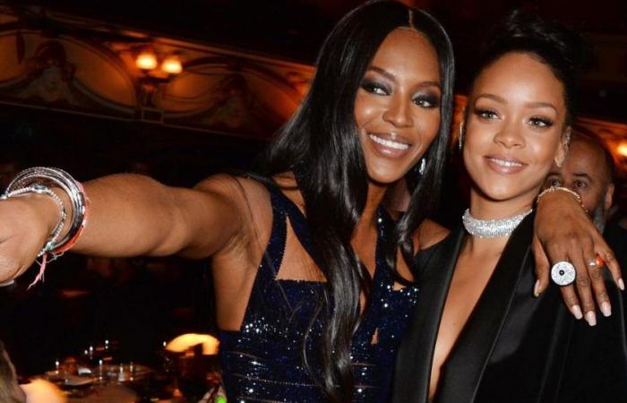 Naomi Campbell desmiente rumores de conflicto con Rihanna