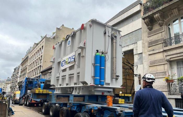 ¿Qué es esta enorme máquina de 70 toneladas instalada en el distrito 18 por Enedis?