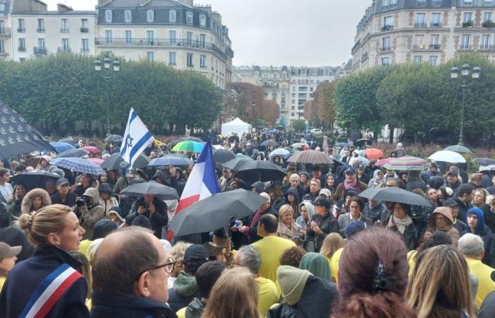 Levallois no olvida a los 101 rehenes del 7 de octubre