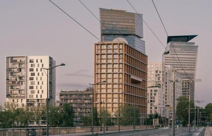 En París, esta torre de 15 plantas pone la madera en primer plano en todas sus plantas