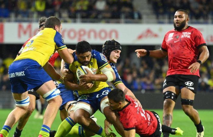 Top 14: Clermont gana por poco a Toulon y respira aire fresco