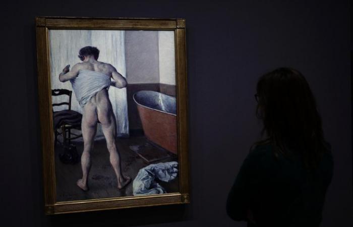 En el Museo de Orsay, hombres vivos pintados sin vergüenza por Gustave Caillebotte